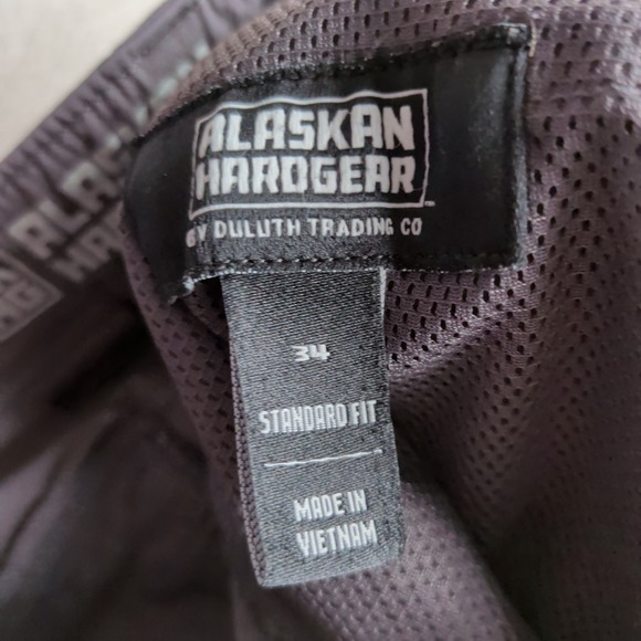 Alaskan Hardgear Free Rein Shorts Mens 34 Standard Fit Stretch Gray Duluth - Picture 3 of 12